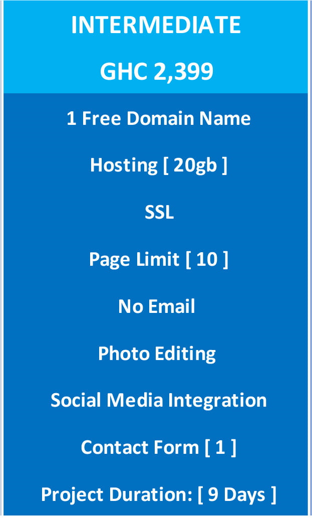 INTERMEDIATE PLAN